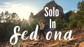 A DAY in the life of a SOLO FEMALE TRAVELER | Sedona Vlog