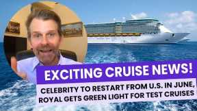 Celebrity to Restart from U.S. Homeport; Royal Caribbean Given CDC Approval for Test Cruises (VIDEO)