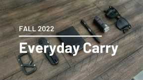 Everyday Carry (EDC) Fall 2022 | What’s in My Pockets?