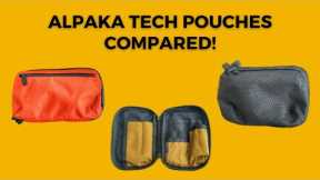 Alpaka Tech / EDC Pouch Comparison: Admin Pouch, Elements Tech Case Mini, and Metro Pouch