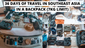 HOW TO PACK FOR ASIA IN ONE BAG FOR ONE MONTH + TRAVEL HACK!