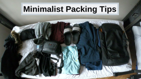 Minimalist Packing Tips - How to Travel With Only One Bag (Male Version)