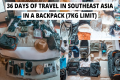 HOW TO PACK FOR ASIA IN ONE BAG FOR