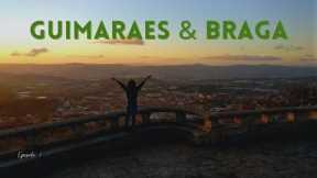 Exploring Guimaraes || The Beautiful View from Penha || Braga by Night