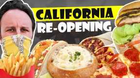 California Reopening Update: Onsite Dining Returns!