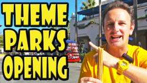 Southern California Theme Parks REOPENING UPDATE