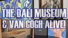 Exploring The Salvador Dali Museum In St. Petersburg, Florida - Van Gogh Alive Exhibit - ParoDeeJay