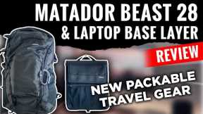 Matador Beast 28 Technical Backpack and Laptop Base Layer Review - IMPRESSIVE Packable Travel Gear