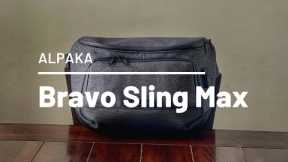 Alpaka Bravo Sling Max Review - Minimal Tech Focused Laptop Sling Bag