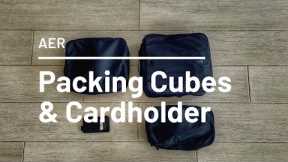 Aer Packing Cubes and Cardholder Review - Solid Minimal Travel Accessories