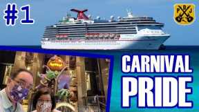 Carnival Pride 2021 Pt.1: Embarkation, Happy Hour, Opening Things, David's Steakhouse - ParoDeeJay