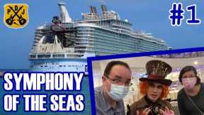 Symphony Of The Seas Pt.1: Embarkation, Cabin Tour, Miami Sailaway, Wonderland Dinner - ParoDeeJay