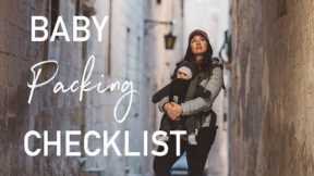 Baby Travel Packing Checklist | How to Pack
