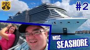 MSC Seashore Pt.2 - Breakfast Buffet, Ship Exploration, Dance Classes, Pool Deck Games - ParoDeeJay