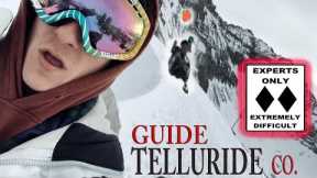 Snowboarding HARD Double Black Runs - Telluride Colorado Guide