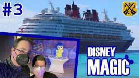 Disney Magic Pt.3 - Animation Class, Pool Deck Snacks, Rapunzel's Royal Table, Comedy Ventriloquist