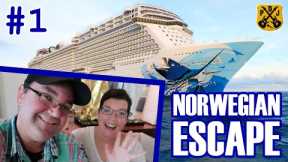 Norwegian Escape Pt.1: Embarkation, Interior Cabin Tour, Moderno Brazilian Steakhouse - ParoDeeJay