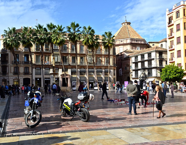 constitution plaza of Malaga, Costa Del Sol