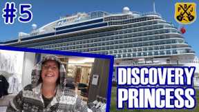 Discovery Princess Pt.5 - Bouncy Balls, Ship Shopping, Trivia & Games, Rough Sea Delays, Outsiding