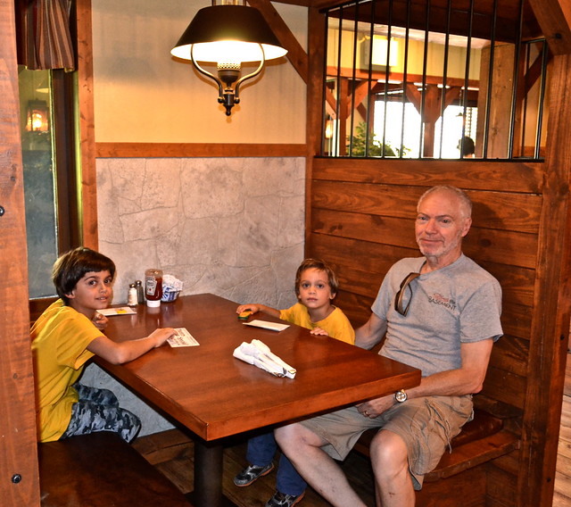 Grandpa time - Hershey Farm Restaurant Lancaster County PA