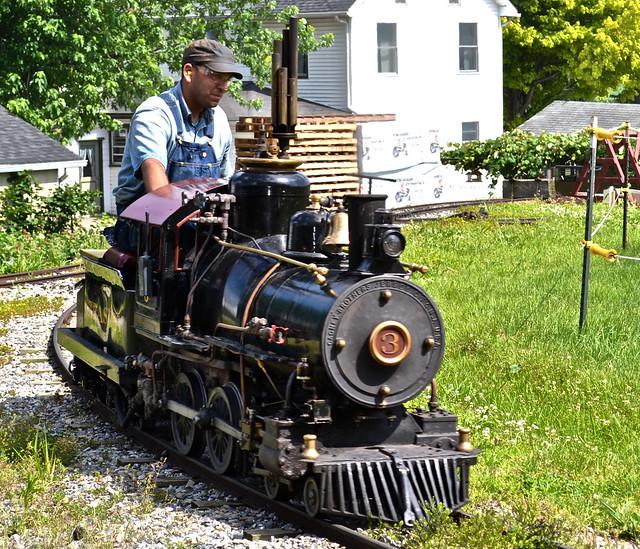 mini train at Strasburg Railroad