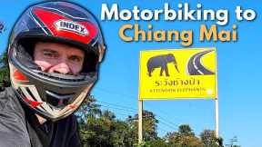 Motorbiking 266 Kilometers from Tak to Chiang Mai Thailand