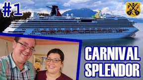 Carnival Splendor Pt.1: Embarkation, Indian Buffet, Balcony Cabin Tour, Seattle Sailaway, Live Music