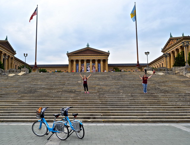 rocky museum indego bike share philadelphia