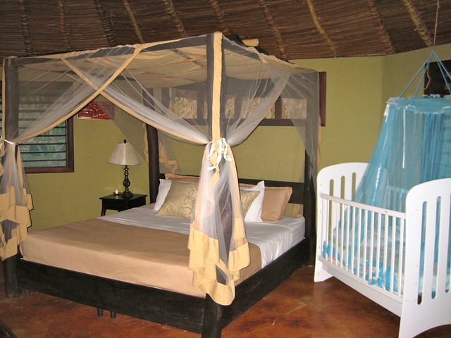 luxury bedroom in a eco hotel in nicaragua