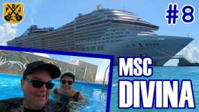 MSC Divina Pt.8: One Pool Swim, Hot Tub Time, Spa Tour, Grande Amore Show, Piazza Del Doge Snacks