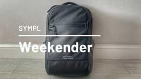 Sympl Studios Weekender Backpack Review - Sleek and Weather Resistant 25L Minimal Travel Pack