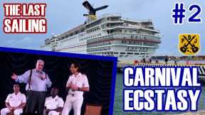Carnival Ecstasy Final Sailing Pt.2: Sea Day Brunch, Diamond Luncheon, John Heald Q&A, Brits Show
