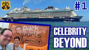 Celebrity Beyond Pt.1: Embarkation, Park By The Ports, Cabin Tour, Ship Exploration, Tuscan Dinner