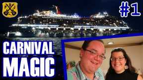 Carnival Magic 2022 Pt.1: Norfolk Embarkation, Cabin Tour, Pig & Anchor, Ocean Plaza, Welcome Show