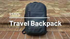 Sympl Travel Backpack Review - Weather Resistant Tech Travel Pack