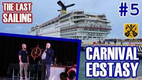 Carnival Ecstasy Final Sailing Pt.5: St. Jude's Charity Auction, Sounding The Final Ship's Horn
