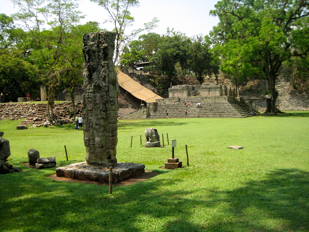 Copan mayan ruins in honduras