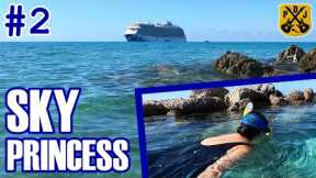Sky Princess Pt.2 - Princess Cays, Snorkeling Both Sides, Island Buffet, Estrella Dinner, Mind Duel