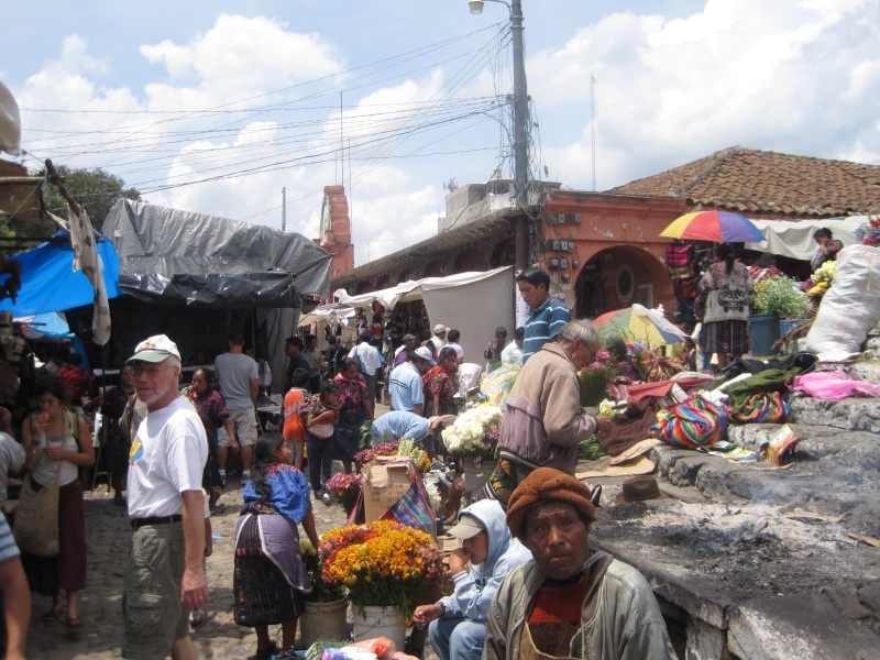 Local Market at Chichicastenango in the Western Highlands of Guatemala