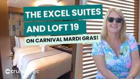 Excel Suites and Loft 19 on Carnival Mardi Gras