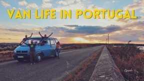 Van Life in Portugal | Castelo De Sesimbra | Three Guys One Woman in a Van Ep01