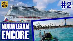 Norwegian Encore Pt.2 - Great Stirrup Cay, Snorkel Mode, Trying All The Island Food, Beatles Tribute