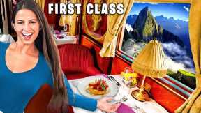 FIRST CLASS on Peru’s LUXURY Train to Machu Picchu