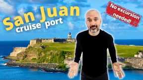 San Juan CRUISE Port Visit 🛳️ No Excursions or Taxis Needed‼️