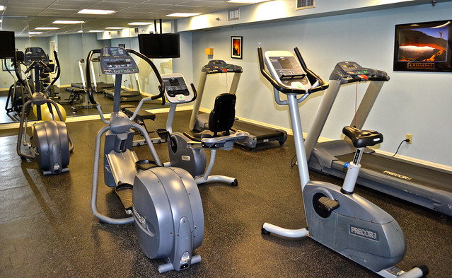 gym at hotel dupuy new orleans 