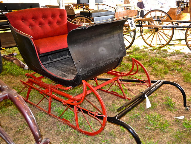 sleigh for sale at Amish Auction Lancaster County PA
