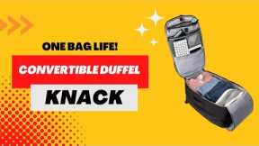 Knack Convertible Duffel Review - Expandable Work Travel Bag
