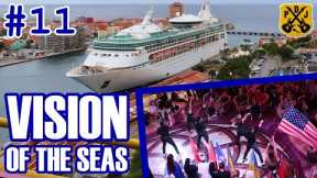 Vision Of The Seas Pt.11 - Q&A With The Officers, Chops Grill, Parade Of Nations, Piano Bar, Debark