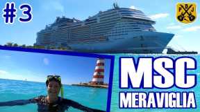 MSC Meraviglia Pt.3 - Ocean Cay, Lighthouse Beach, Buffet Oops, Rock Show, Dome Show, Silent Disco