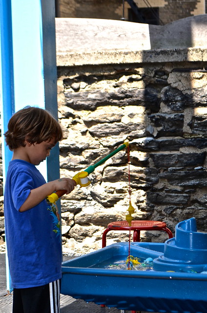 Fishing at the children's museum of manhattan nyc 